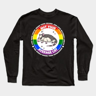 LGBTQIA+ Opossum Pride Long Sleeve T-Shirt